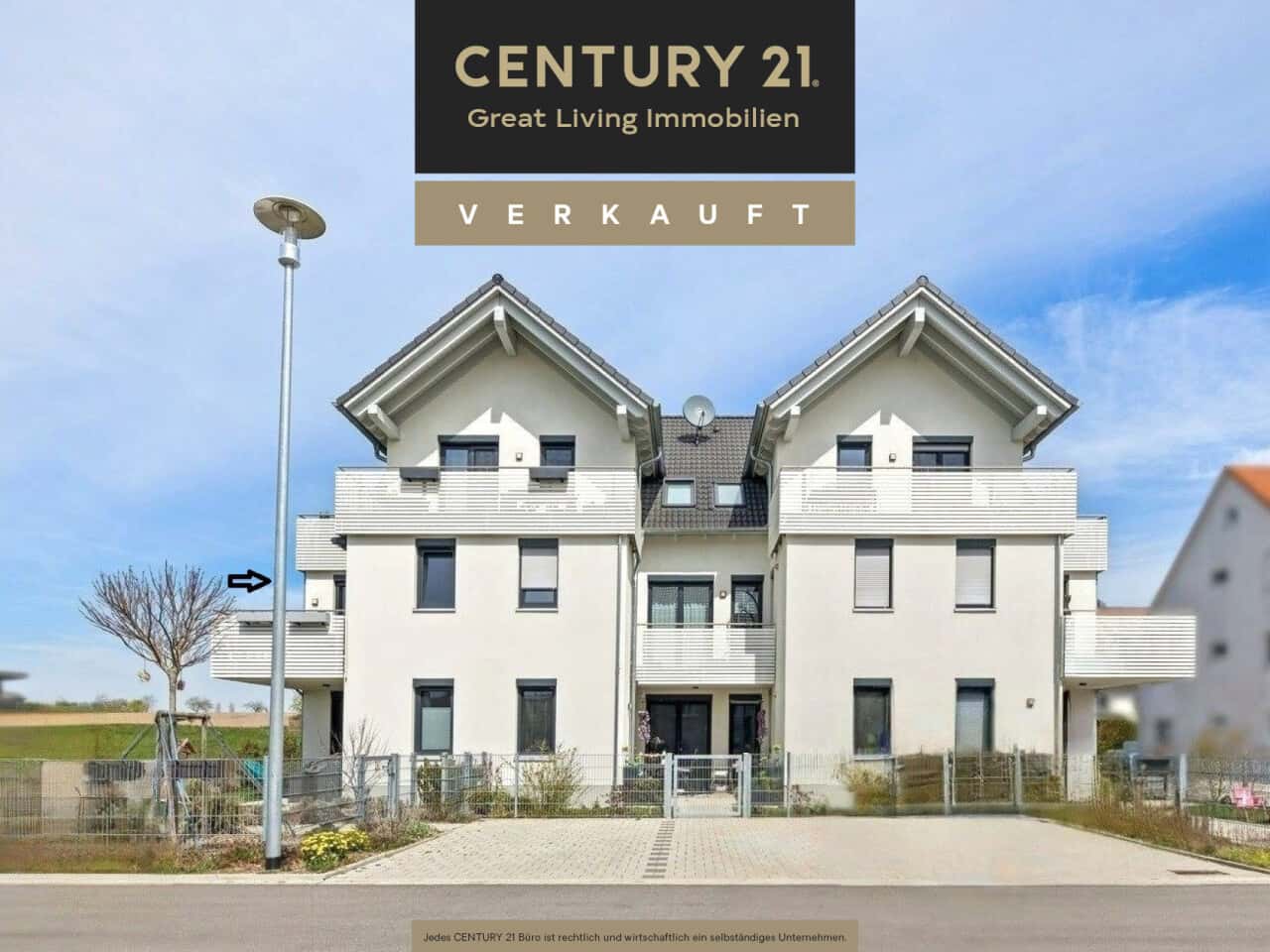 **VERKAUFT** Stylische ETW mit unverbautem Fernblick